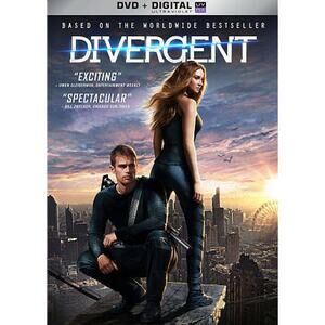 Divergent (DVD, 2014, Includes Digital Copy) Shailene Woodley